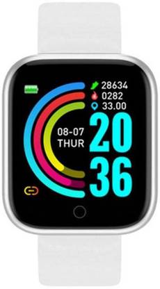 Y68 smart watch white clearance