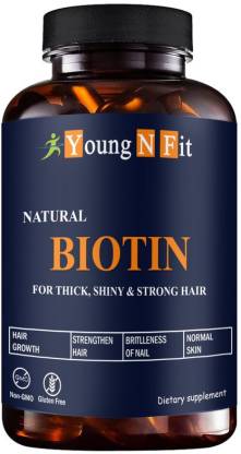 Young N Fit Biotin Maximum Strength for Hair Skin & Nails-10000 mcg  (YNF6)Pro Price in India - Buy Young N Fit Biotin Maximum Strength for Hair  Skin & Nails-10000 mcg (YNF6)Pro online