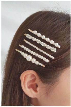 Pro Hair Accessories Off- White Pearl Hair Clip Hair Pin Hair Accessories  Hair Clip Price in India - Buy Pro Hair Accessories Off- White Pearl Hair  Clip Hair Pin Hair Accessories Hair