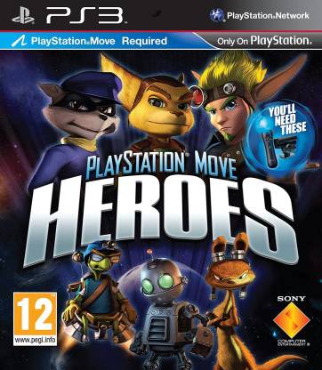 PlayStation Move Heroes (PS3) (22011) Price in India - Buy PlayStation Move  Heroes (PS3) (22011) online at 