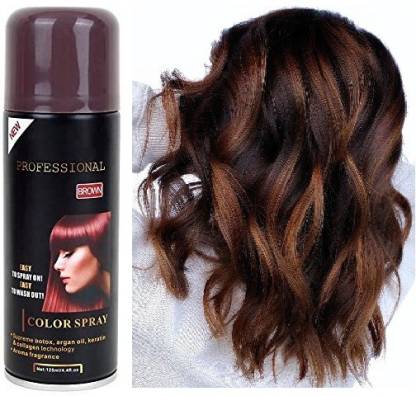Huda Girl BEAUTY 1 Day Tempory Hair Color Spray with Keratin and Botox ,  Brown - Price in India, Buy Huda Girl BEAUTY 1 Day Tempory Hair Color Spray  with Keratin and
