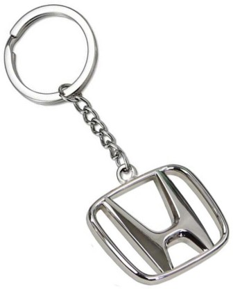 HONDA keychain key ring high quality chrome metal gift 