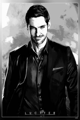 Lucifer An American Fantasy Police Procedural Drama Television Series  Lucifer Morningstar Detective Chloe Decker Matte Finish Poster Paper Print  - Movies posters in India - Buy art, film, design, movie, music, nature