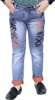 Regular Boys Dark Blue Jeans Price in 