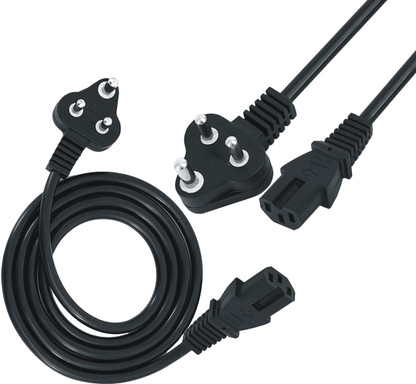 Fire proof PVC 3 pin India Plug IEC Mains