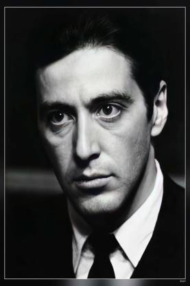 Al Pacino Michael Corleone Monochrome The Godfather Matte Finish Poster  Paper Print - Animation & Cartoons posters in India - Buy art, film,  design, movie, music, nature and educational paintings/wallpapers at  