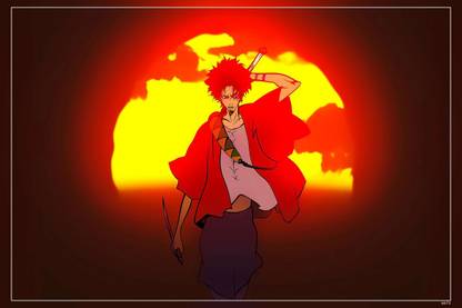 Samurai Champloo - A Japanese Series Matte Finish Poster Paper Print - Animation & Cartoons posters in India - Buy art, film, design, movie, music, nature and educational paintings/wallpapers at Samurai Champloo - A Japanese Series Matte Finish Poster Paper Print - Animation & Cartoons posters in India - Buy art, film, design, movie, music, nature and educational paintings/wallpapers at