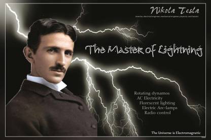The Master Of  Tesla Quotes Matte Finish Poster Paper Print  - Personalities posters in India - Buy art, film, design, movie, music,  nature and educational paintings/wallpapers at 