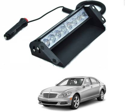 AuTO ADDiCT Car 8 LED Police Lights Flasher Light Red Blue Interior Lighting For Mercedes Benz S-Class Car Fancy Lights