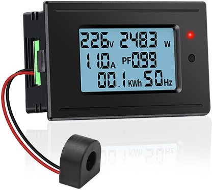Aramox Digital Multimeter Digital LCD Voltmeter DC 6,5-100 V Stromzähler Elektrische Energie Energie Volt Meter 100A Shunt 50 50A Current Shunt 