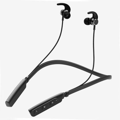 neckband headphones with vibration alert