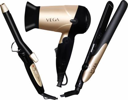 VEGA VHSS-03 (Miss Versatile Styling kit) Personal Care Appliance Combo  (Hair Straightener, Hair Curler, Hair Dryer)