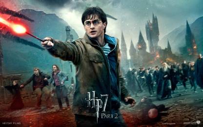 Harry Potter and the Deathly Hallows Part 2 2 Matt Finish Poster Paper  Print - Animation & Cartoons posters in India - Buy art, film, design,  movie, music, nature and educational paintings/wallpapers