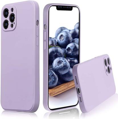 Coque arrière Loxxo pour iPhone 13 Pro Max Coque en silicone liquide de protection de caméra avec doublure en microfibre