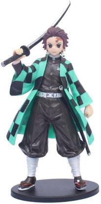 OFFO Demon Slayer Anime Tanjiro Kamado Action Figure [17 cm] for home  decors, office desk and study table - Demon Slayer Anime Tanjiro Kamado Action  Figure [17 cm] for home decors, office