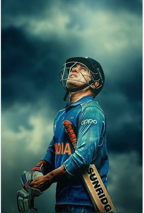 MS Dhoni wall poster sticky REDCLOUD Paper Print - Animation & Cartoons posters in India - Buy art, film, design, movie, music, nature and educational paintings/wallpapers at MS Dhoni wall poster sticky REDCLOUD Paper Print - Animation & Cartoons posters in India - Buy art, film, design, movie, music, nature and educational paintings/wallpapers at