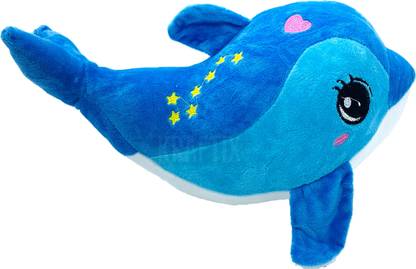 Kraftix Blue Dolphin Stuffed Plush Soft Toy Doll Teddy Bear Animal For Girls Boys Kids Baby Car Birthday Home Decoration Cute Lovely Premium Quality - KST180133 - 33 cm - Blue Dolphin Kraftix Blue Dolphin Stuffed Plush Soft Toy Doll Teddy Bear Animal For Girls Boys Kids Baby Car Birthday Home Decoration Cute Lovely Premium Quality - KST180133 - 33 cm - Blue Dolphin