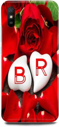 Ignite Back Cover for Redmi 9A, B LOVES R NAME B NAME R LETTER ALPHABET B  LOVE R NAME - Ignite : 
