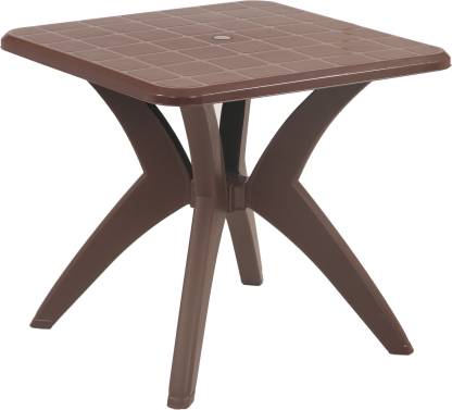 Supreme Dinner Dining Table Globus, Plastic Outdoor Dining Table With Removable Legs