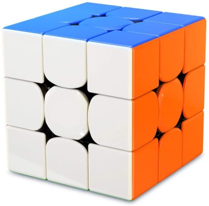 Magic Cube Easy Smooth Turning Stickerless Anti-Pop Structure and Durable 