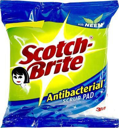 Scotch-Brite Antibacterial Scrub Pad Pack of 3 Scrub Pad