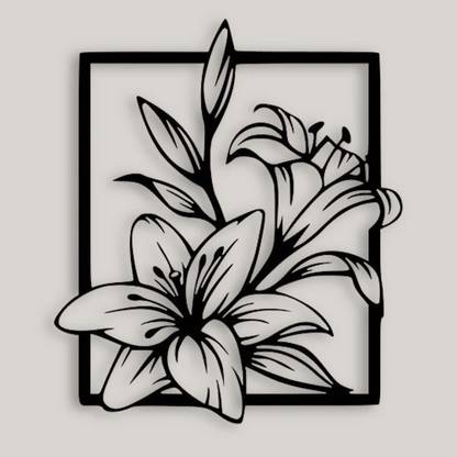 Arabs Stylish Flower Design Metal Wall Art Decor For Living Room Bedroom Kids Kitchen Office Hanging Decoration Items Home Size 45 X 38 Cm Black In - White Metal Wall Art For Bedroom Arabs Stylish Flower Design Metal Wall Art Decor For Living Room Bedroom Kids Kitchen Office Hanging Decoration Items Home Size 45 X 38 Cm Black In - White Metal Wall Art For Bedroom