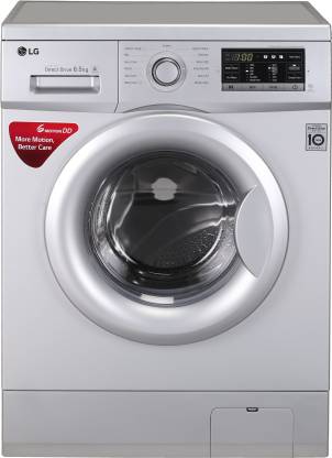 LG 6.5 kg Fully Automatic Front Load with In-built Heater Silver