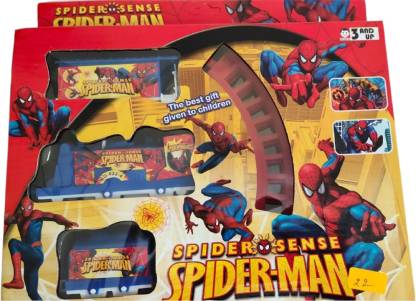 GOODSPECKER Spiderman Train Set Track Set Battery Operated Toy Train Gift  For Kids - Spiderman Train Set Track Set Battery Operated Toy Train Gift  For Kids . shop for GOODSPECKER products in