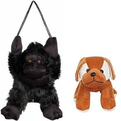 kashish trading company gorilla with ak dog  - 30 cm