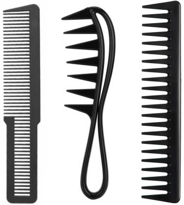 SANDIP Professional Multipurpose 3 types of different Hair Comb Set Hair  brush for Hair Cutting and Styling for men & women (BLACK) = pack of 3 -  Price in India, Buy SANDIP
