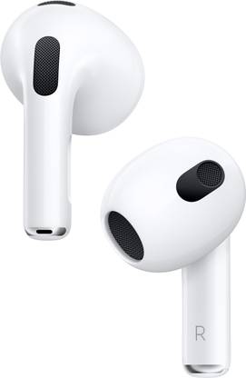 [For SBI Credit Card Emi] APPLE Airpods (3rd Generation) with Lightning Charging Case Bluetooth Headset  (White, True Wireless)