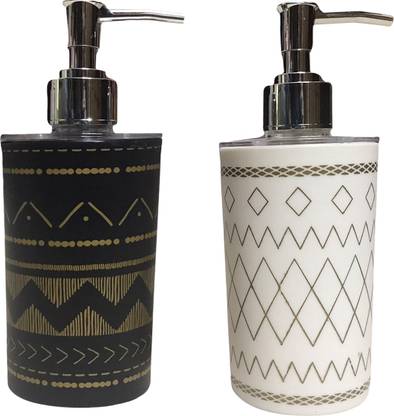 shenron Soap Dispenser Bottle with Decorative Design | Chrome ...