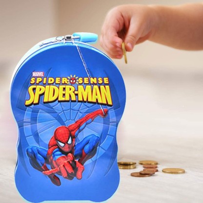 Metal Can Coin Box Money Box For Money Saving  With Favorite Heroes Characters 