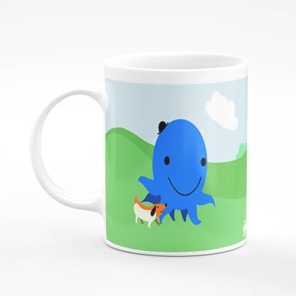 abloe Oswald Cartoon Coffee for Kids Oswald Cartoon Birthday Gift for Kids  Gift for Best Friend Best Gift for Your Loved Ones Multi Colour Coffee 3  Ceramic Coffee Mug Price in India -