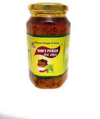 Nani S Pickles Fresh Pure Natural Mango Oil m Ka Achar Home Made Taste No Preservative With Pet Jar Pack Of 1 Size 500 Gr Mango Pickle Price In India