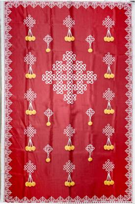 Puja N Pujari Red Kolam Backdrop Cloth for Pooja Decoration Altar Cloth  Price in India - Buy Puja N Pujari Red Kolam Backdrop Cloth for Pooja  Decoration Altar Cloth online at 