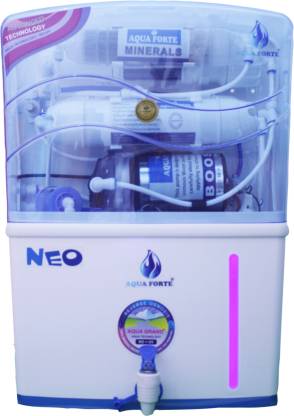 aquaforte Neo 12 L RO + UV + UF + TDS Control + UV in Tank Water Purifier