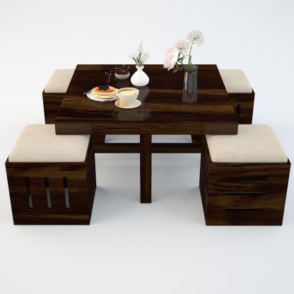 centre table with stools inside