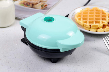 teal mini waffle maker