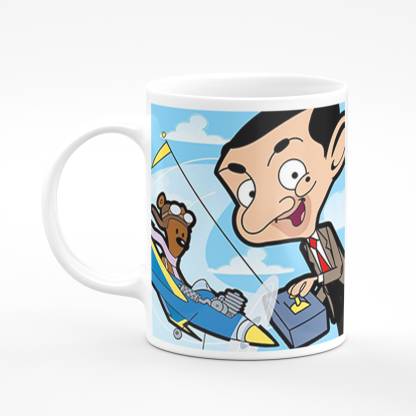 abloe Mr Bean Cartoon Coffee for Kids Mr Bean Cartoon Birthday Gift for  Kids Gift for Best Friend Best Gift for Your Loved Ones Multi Colour Coffee  3 Ceramic Coffee Mug Price