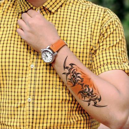 surmul Tribal Tiger Eyes 3D Temporary Waterproof Tattoo For Men and Women -  Price in India, Buy surmul Tribal Tiger Eyes 3D Temporary Waterproof Tattoo  For Men and Women Online In India,