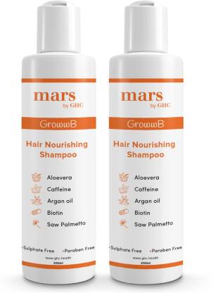 mars by GHC Anti Hair Fall DHT Blocker Shampoo for Men (Pack of 2)