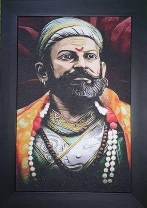 test CHATRAPATI SHIVAJI MAHARAJ PHOTO FRAME Ink 18 inch x 12 inch Painting  Price in India - Buy test CHATRAPATI SHIVAJI MAHARAJ PHOTO FRAME Ink 18  inch x 12 inch Painting online at 