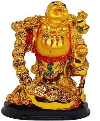 Exclusive Feng Shui Lucky Laughing Buddha Happy Man for Good Luck 18 cm ...