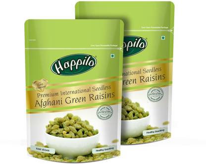 Happilo Premium Afghani Seedless Raisins  (2 x 200 g)