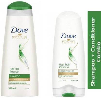 dove Hair Fall Rescue Shampoo 340ml+Conditioner 90ml Price in India - Buy dove  Hair Fall Rescue Shampoo 340ml+Conditioner 90ml online at 