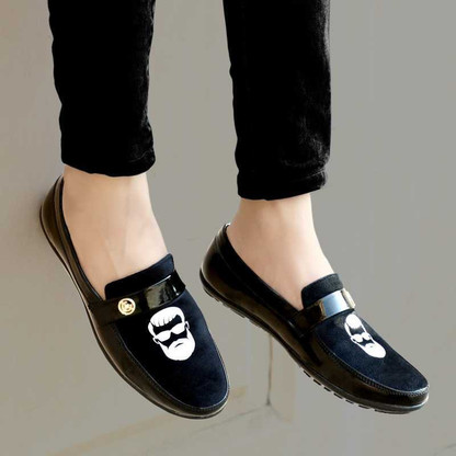 black loafer shoes flipkart
