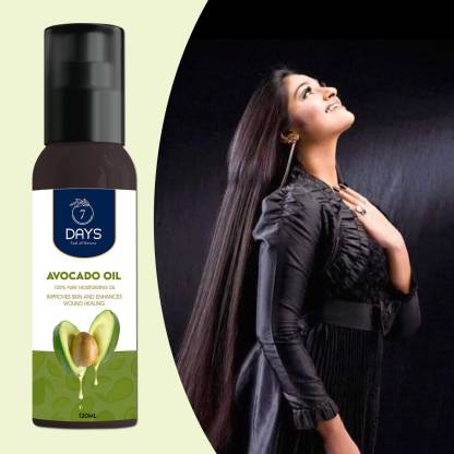 7 Days Natural Avocado oil 100% result for hair growth & face skin  lightening scar black head removing Hair Oil - Price in India, Buy 7 Days  Natural Avocado oil 100% result