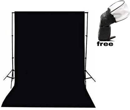 ALFASIYA Black Back Drop Background 8x9Ft for Photography Live Stream Video  Editing Studio Camera Light Accessory YouTube Video Shooting with free 1pc  Mini Bounce Diffuser Reflector Price in India - Buy ALFASIYA