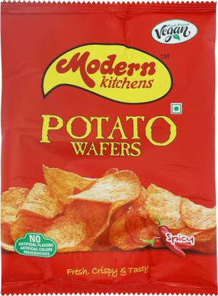 Modern Kitchens Potato Wafers Spicy Price in India - Buy ...